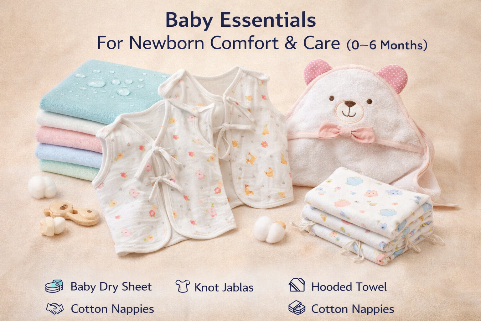 Newborn Baby Essentials for Comfort & Care