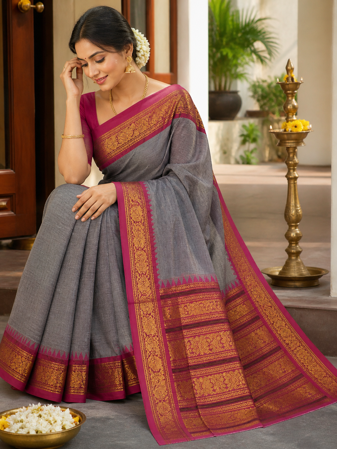 Premium Kanchi Cotton Sarees