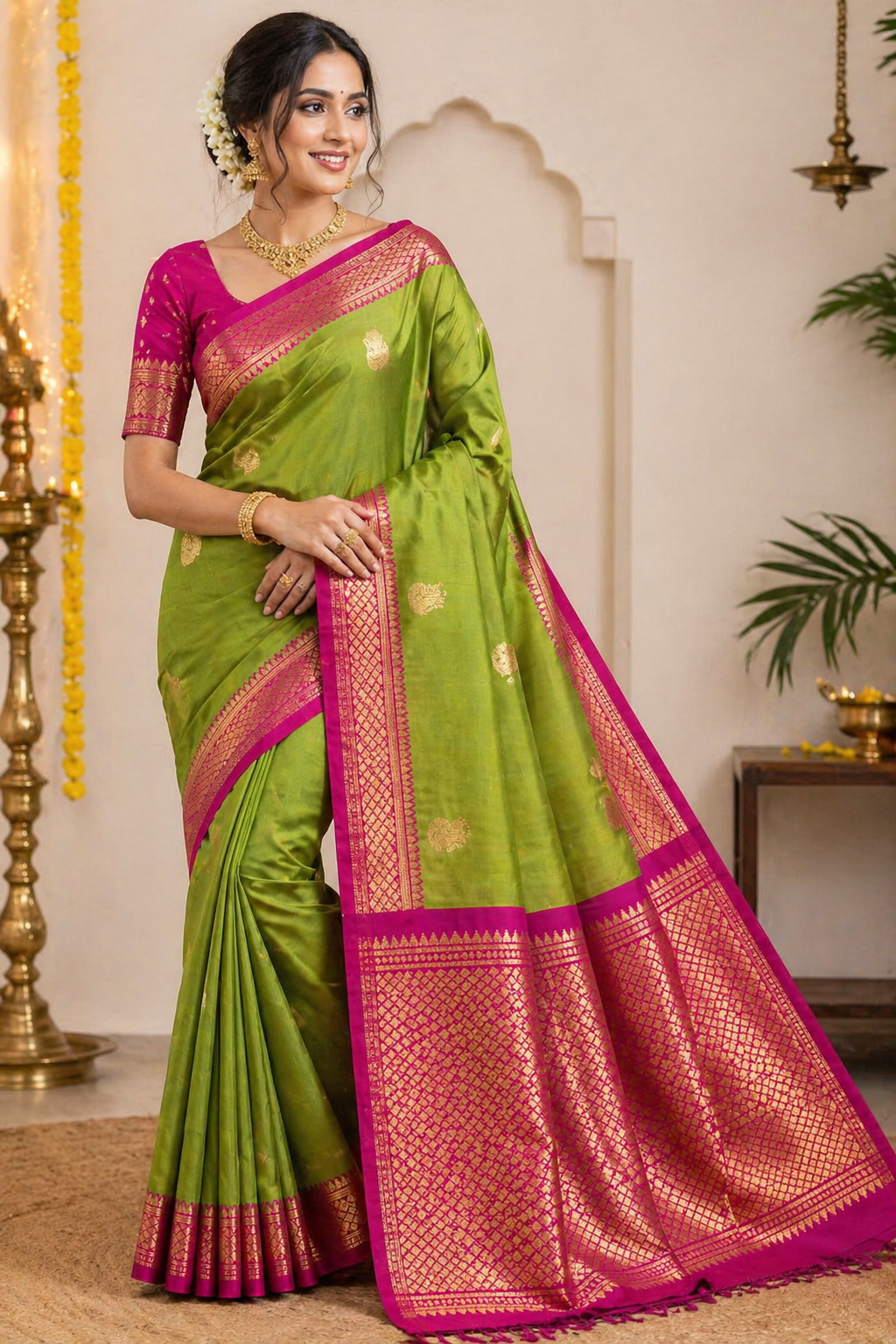 Vedika Cotton Silk Sarees