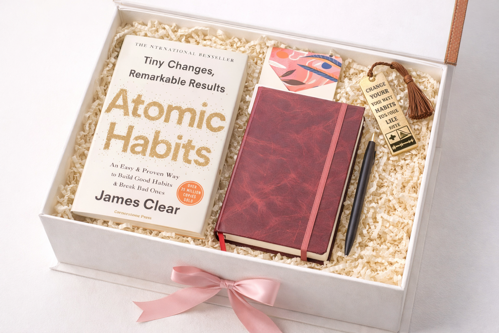 The Atomic Habits Transformation Kit – Premium Gift Box for Success, Discipline & Daily Growth