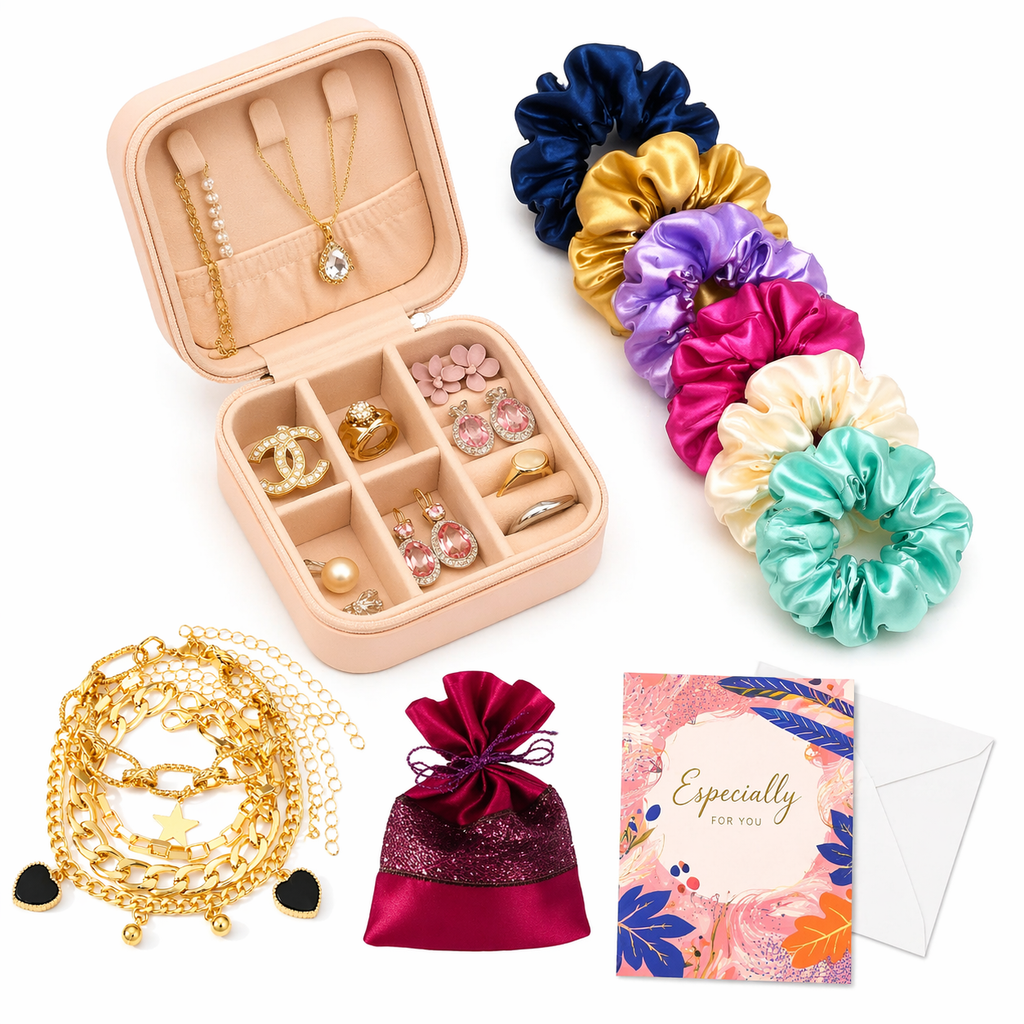 Gifnova Elegance Bloom Women’s Luxury Gift Hamper | 6 Premium Gifts Inside |