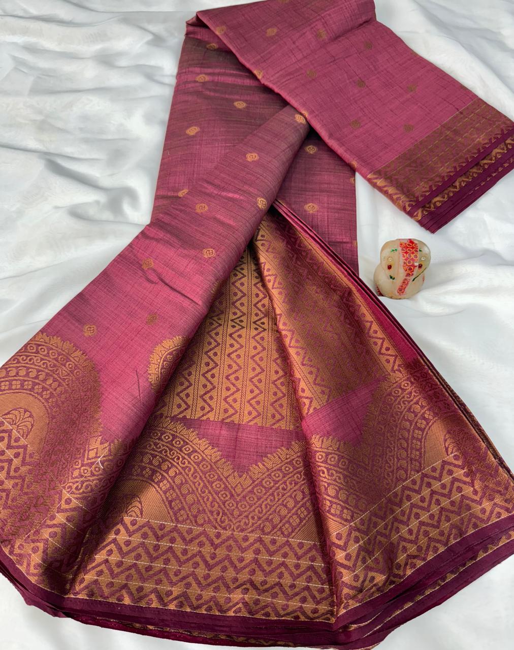 Tussar Silk Blend Saree