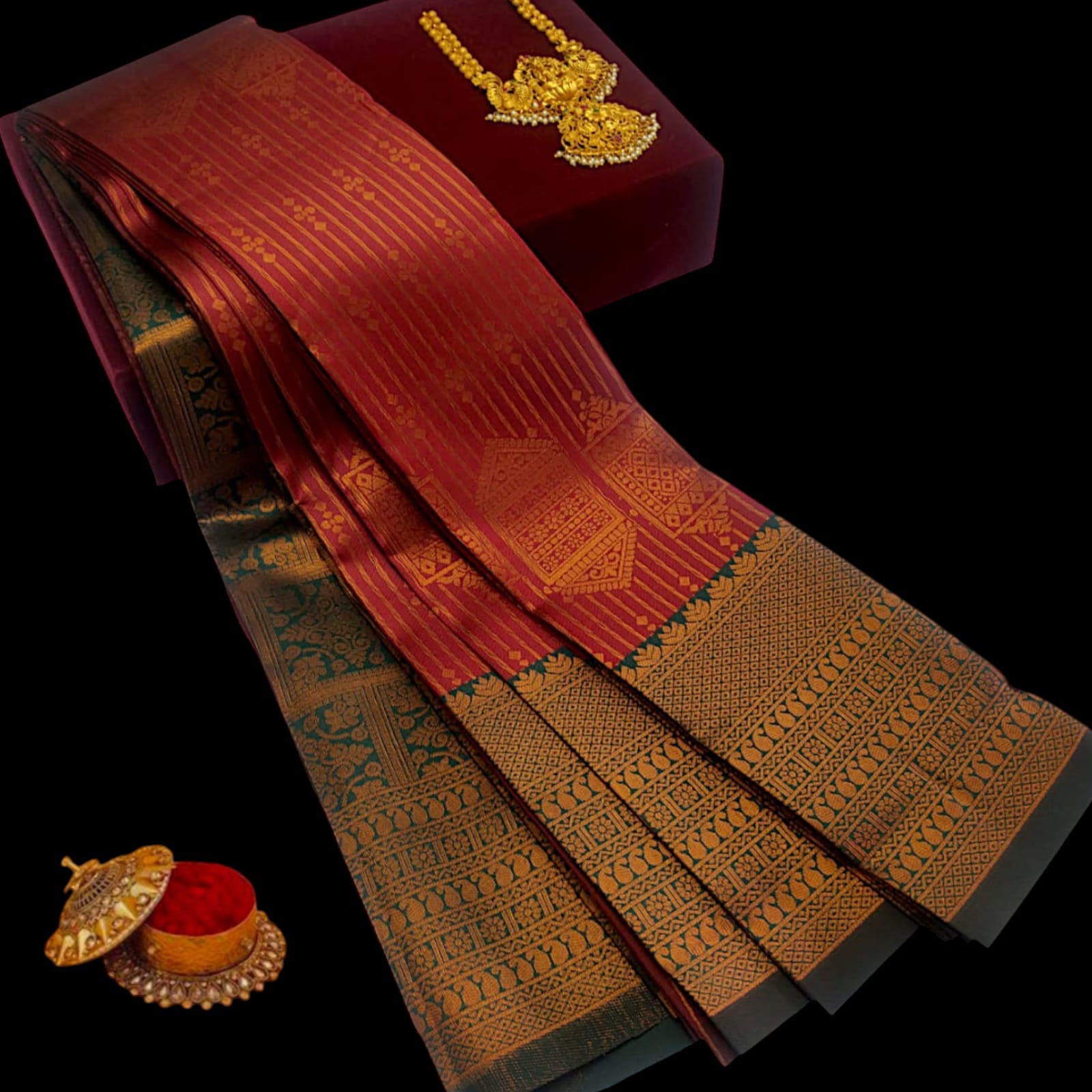 KUPERA KORVAI ELITE  BRIDAL SILk SAREES