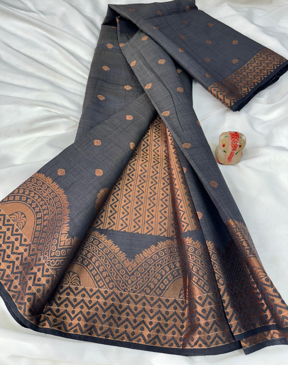 Tussar Silk Blend Saree