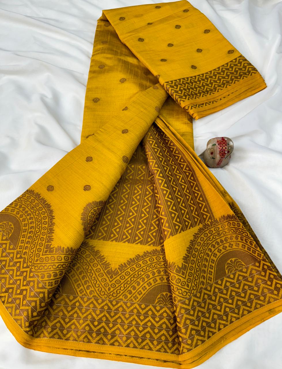 Tussar Silk Blend Saree