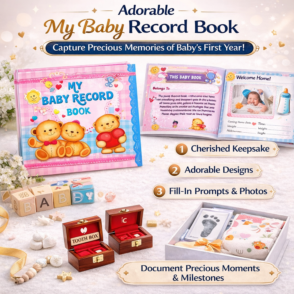 Premium Baby Milestone Hamper – Capture Every First of Baby Forever