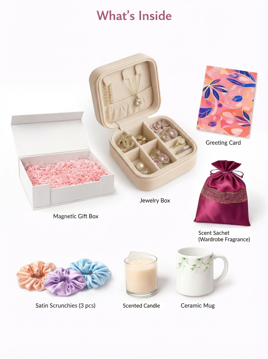 Elegant Women Gift Hamper – Premium Self-Care Gift Box