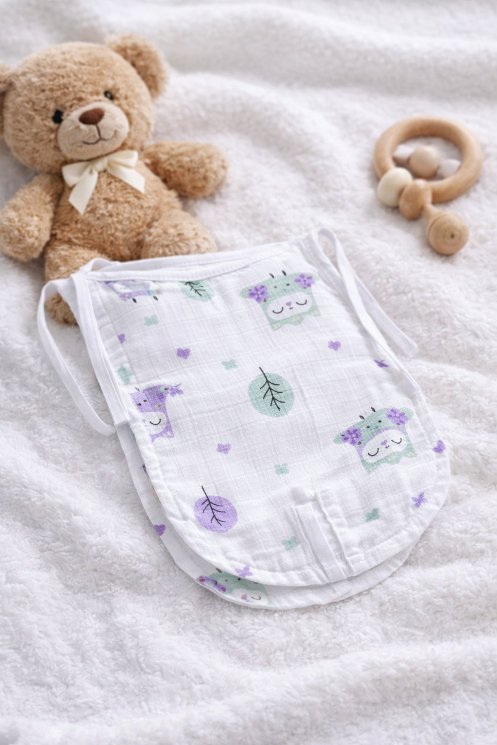 Baby Cloth Nappies 100% Cotton (Pack of 2 / Pack of 3) | Soft, Breathable & Reusable Langot for Newborns (0–6 Months)