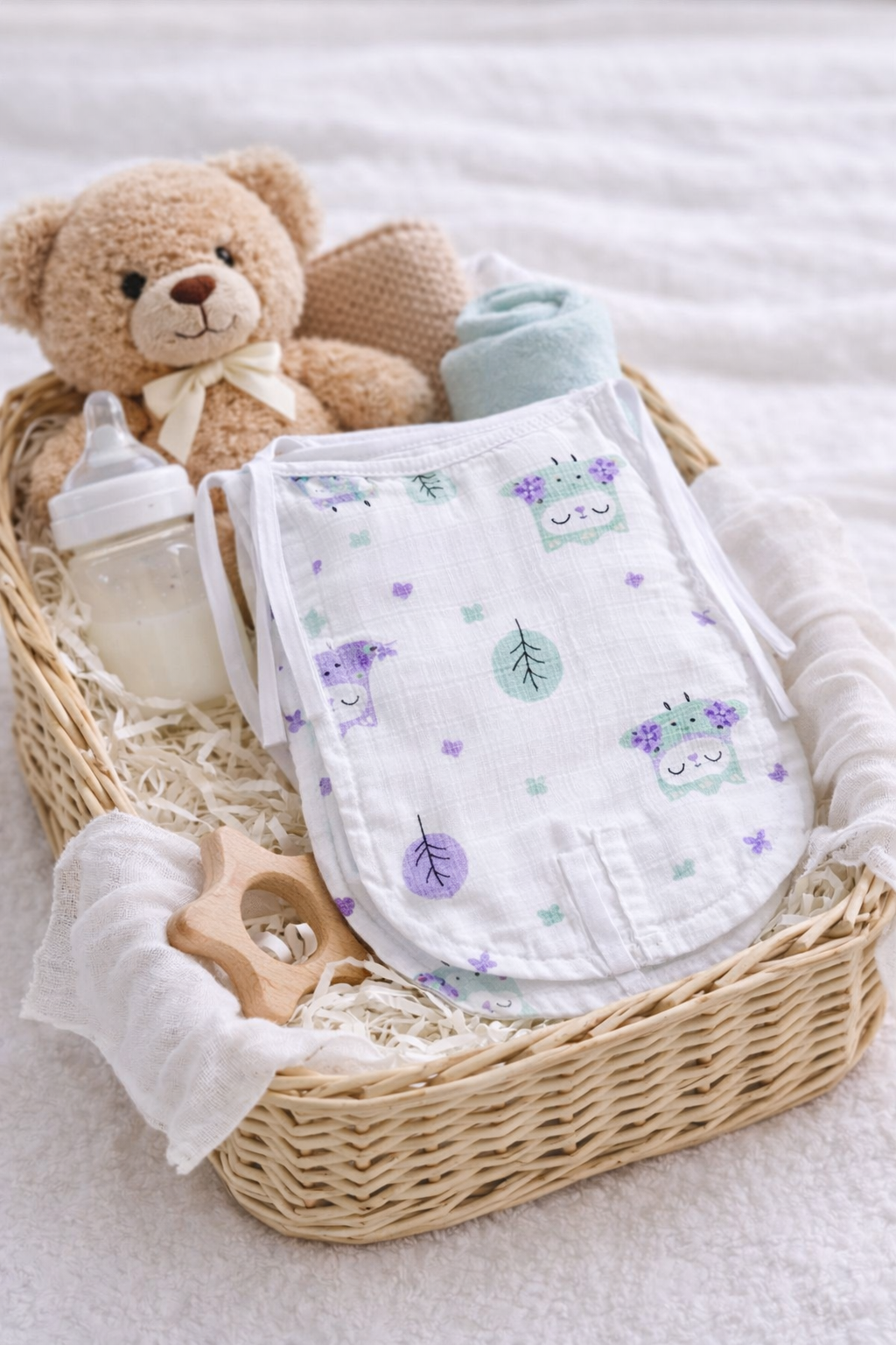 Baby Cloth Nappies 100% Cotton (Pack of 2 / Pack of 3) | Soft, Breathable & Reusable Langot for Newborns (0–6 Months)
