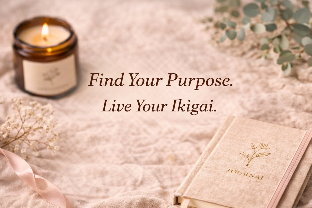 Relax & Reset Gift Hamper – Mindfulness Gift with Ikigai Book, Candle, Green Tea & Self-Care Kit