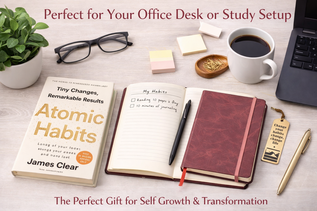 The Atomic Habits Transformation Kit – Premium Gift Box for Success, Discipline & Daily Growth