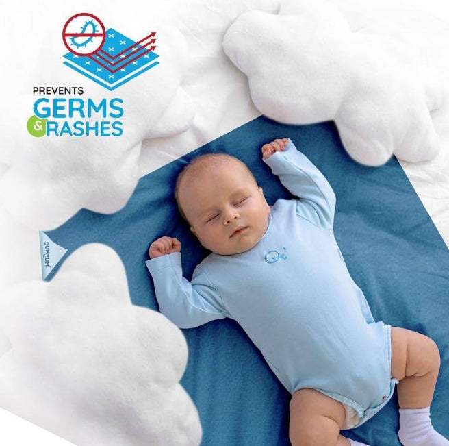 Baby Dry Sheet Waterproof Reusable Mattress Protector for Infants | Soft Breathable Fabric, Leak-Proof & Quick Dry